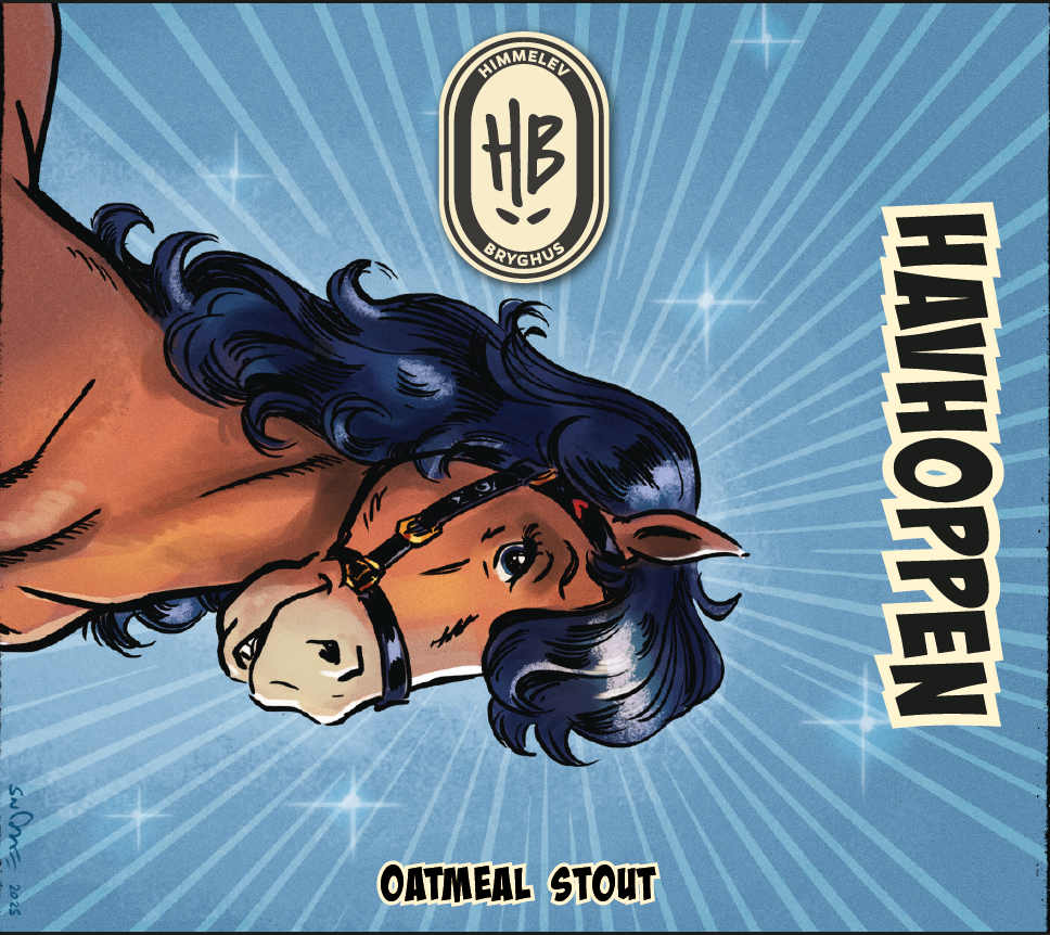 En blandet kasse øl fra Himmelev Bryghus – 12 x 0,5 L - du får 4 ens og 3 forskellige slags.