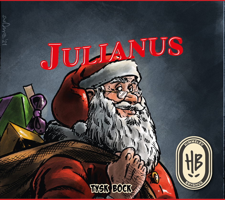 En blandet kasse øl fra Himmelev Bryghus – 12 x 0,5 L - du får 4 ens og 3 forskellige slags.